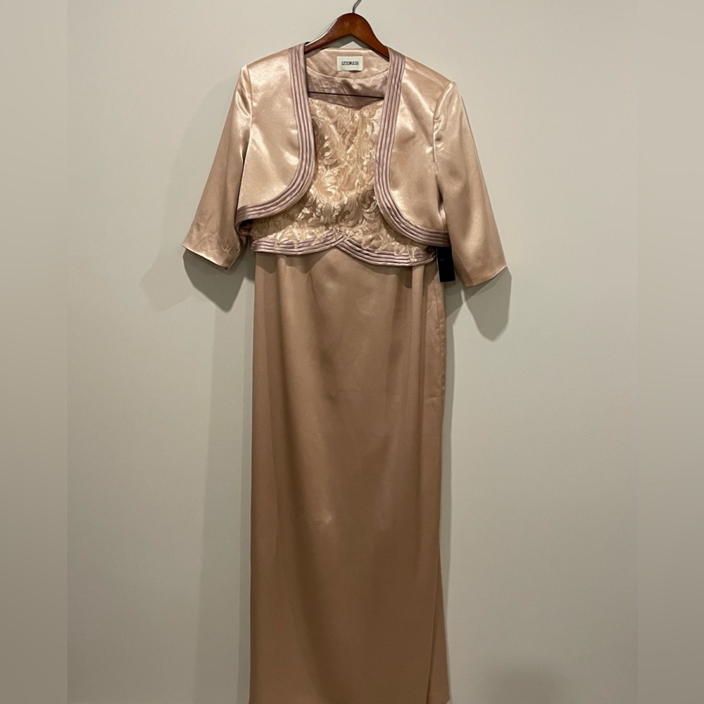 NWT Blush Formal Dress with Jacket